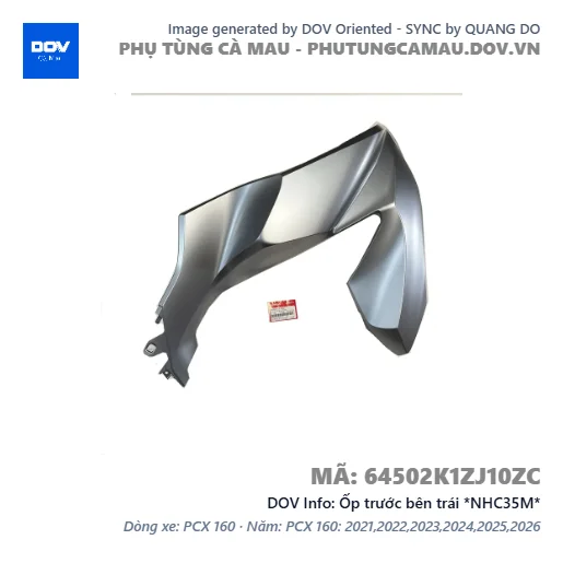 Ốp trước bên trái *NHC35M*  — 64502K1ZJ10ZC