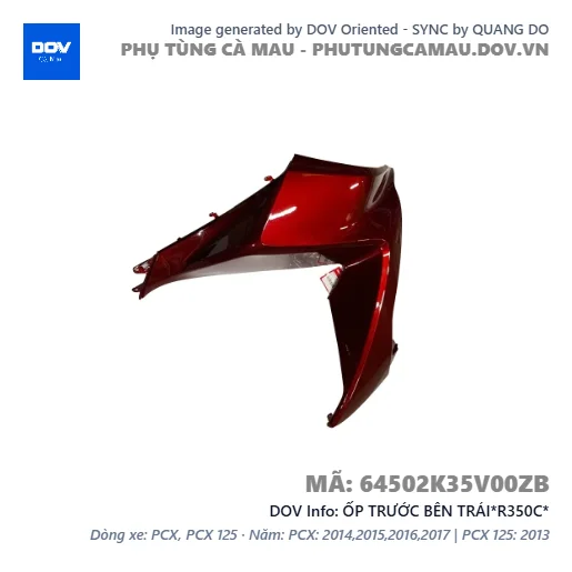 ỐP TRƯỚC BÊN TRÁI*R350C*  — 64502K35V00ZB