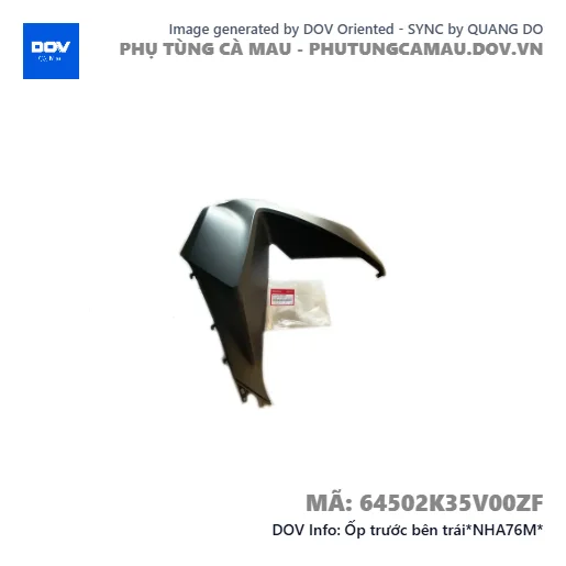 Ốp trước bên trái*NHA76M*  — 64502K35V00ZF