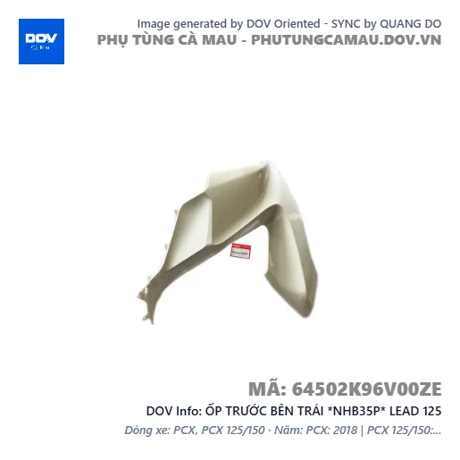 ỐP TRƯỚC BÊN TRÁI *NHB35P* LEAD 125 — 64502K96V00ZE