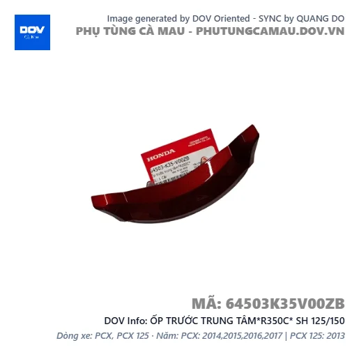 ỐP TRƯỚC TRUNG TÂM*R350C* SH 125/150 — 64503K35V00ZB