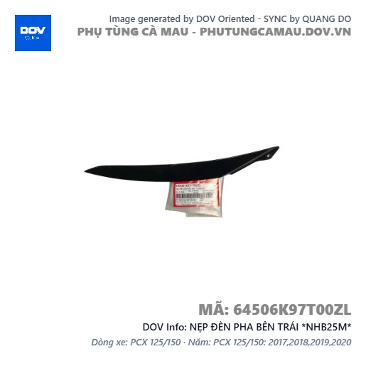 NẸP ĐÈN PHA BÊN TRÁI *NHB25M*  — 64506K97T00ZL
