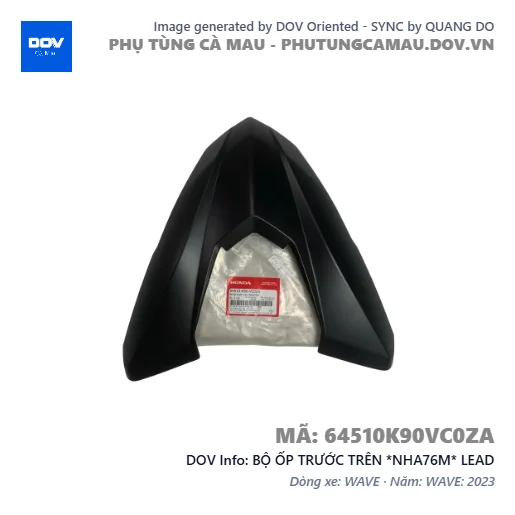 BỘ ỐP TRƯỚC TRÊN *NHA76M* LEAD — 64510K90VC0ZA