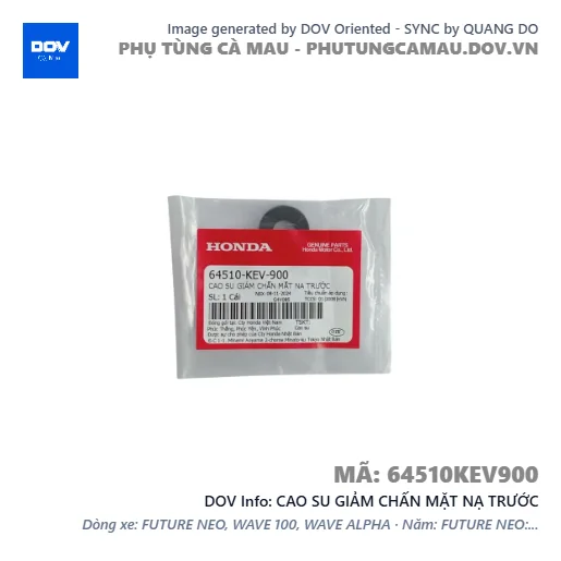 CAO SU GIẢM CHẤN MẶT NẠ TRƯỚC  — 64510KEV900