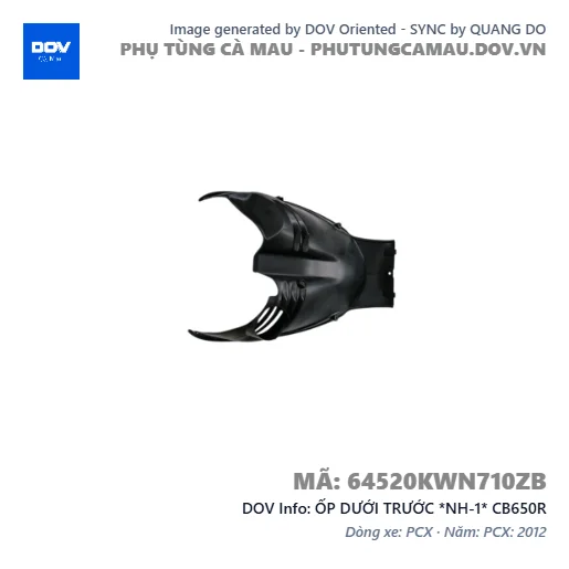 ỐP DƯỚI TRƯỚC *NH-1* CB650R — 64520KWN710ZB