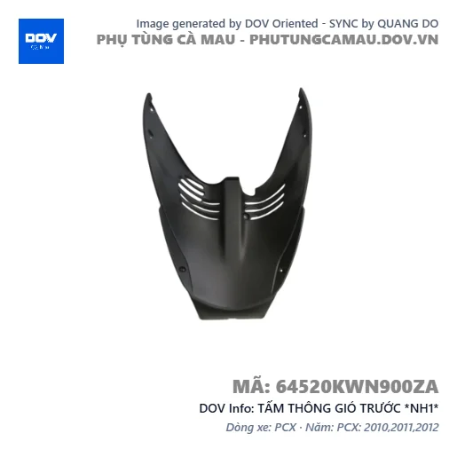 TẤM THÔNG GIÓ TRƯỚC *NH1*  — 64520KWN900ZA