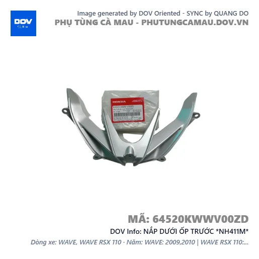 NẮP DƯỚI ỐP TRƯỚC *NH411M*  — 64520KWWV00ZD