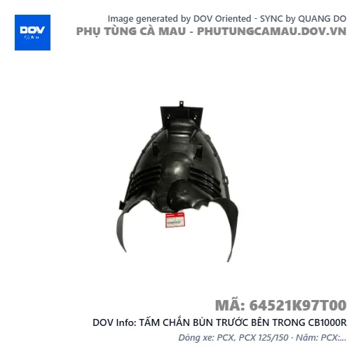 TẤM CHẮN BÙN TRƯỚC BÊN TRONG CB1000R — 64521K97T00