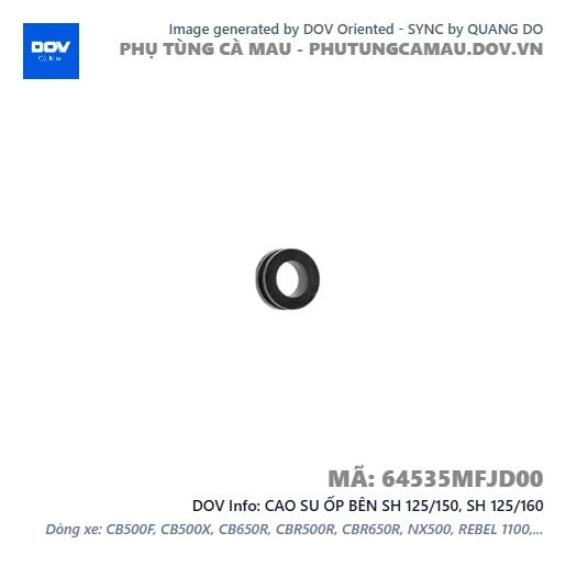 CAO SU ỐP BÊN SH 125/150, SH 125/160 — 64535MFJD00