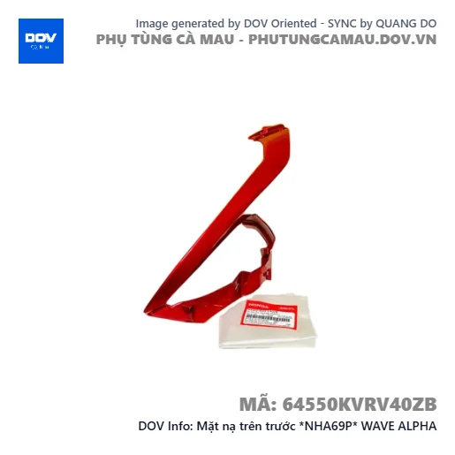Mặt nạ trên trước *NHA69P* WAVE ALPHA — 64550KVRV40ZB