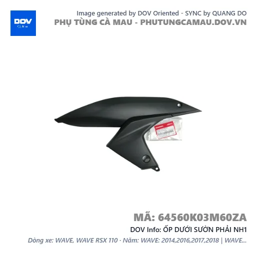 ỐP DƯỚI SƯỜN PHẢI NH1  — 64560K03M60ZA