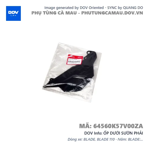 ỐP DƯỚI SƯỜN PHẢI  — 64560K57V00ZA