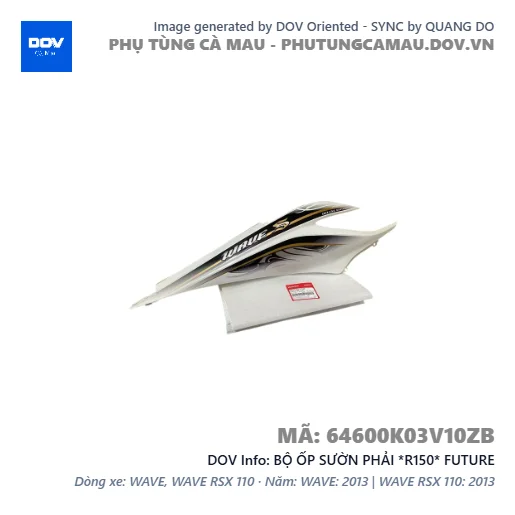 BỘ ỐP SƯỜN PHẢI *R150* FUTURE — 64600K03V10ZB