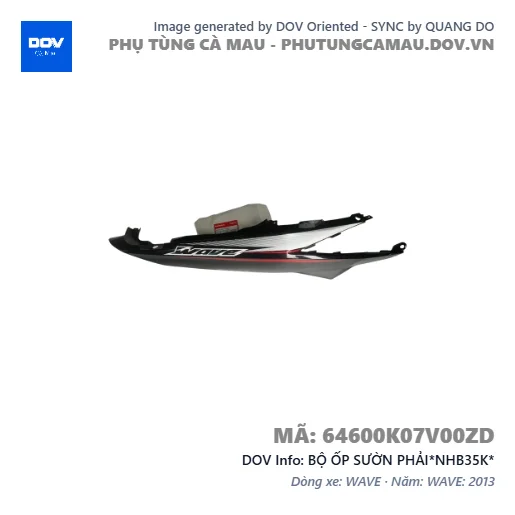 BỘ ỐP SƯỜN PHẢI*NHB35K*  — 64600K07V00ZD