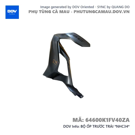BỘ ỐP TRƯỚC TRÁI *NHC34*  — 64600K1FV40ZA