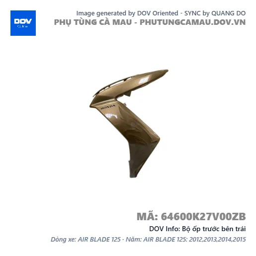 Bộ ốp trước bên trái  — 64600K27V00ZB