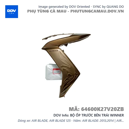 BỘ ỐP TRƯỚC BÊN TRÁI WINNER — 64600K27V20ZB
