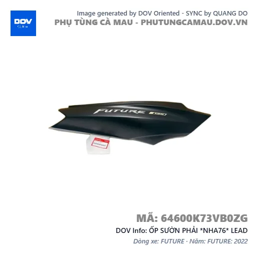 ỐP SƯỜN PHẢI *NHA76* LEAD — 64600K73VB0ZG