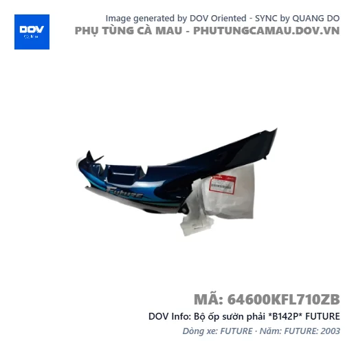 Bộ ốp sườn phải *B142P* FUTURE — 64600KFL710ZB