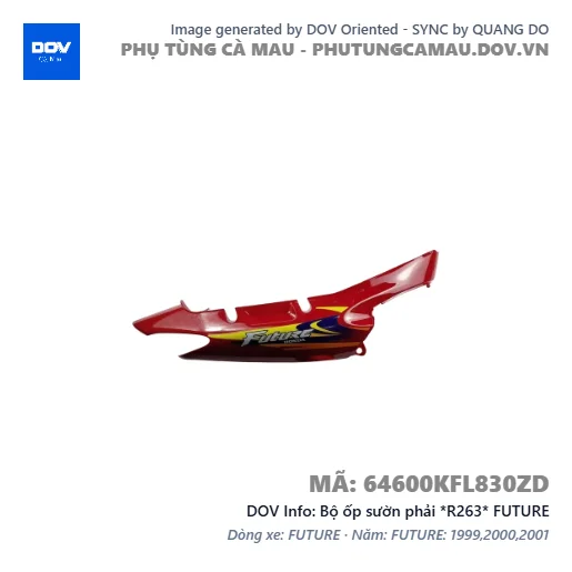 Bộ ốp sườn phải *R263* FUTURE — 64600KFL830ZD