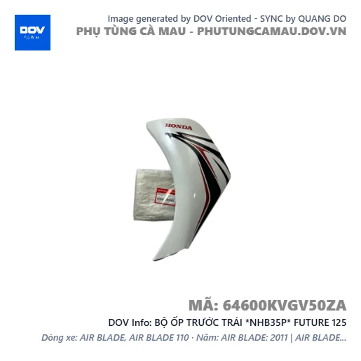 BỘ ỐP TRƯỚC TRÁI *NHB35P* FUTURE 125 — 64600KVGV50ZA