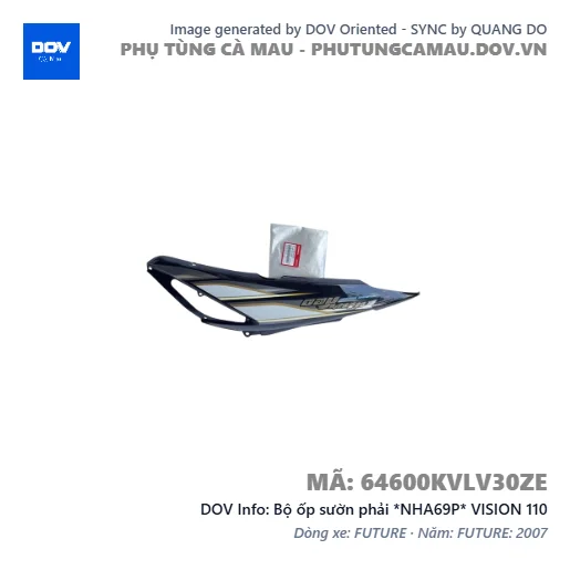 Bộ ốp sườn phải *NHA69P* VISION 110 — 64600KVLV30ZE