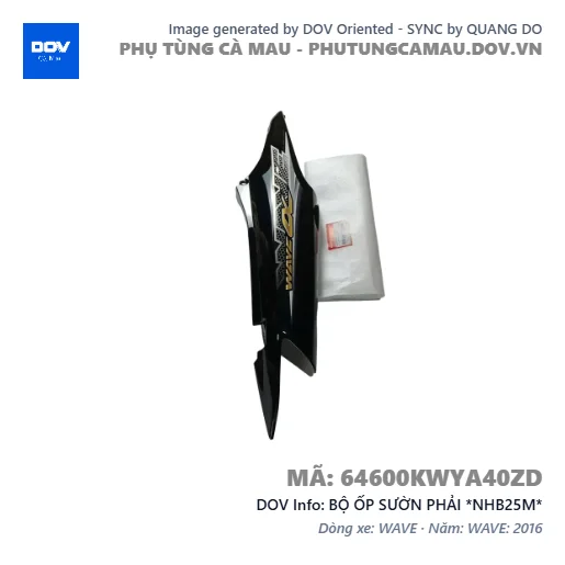 BỘ ỐP SƯỜN PHẢI *NHB25M*  — 64600KWYA40ZD