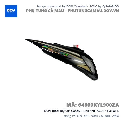 BỘ ỐP SƯỜN PHẢI *NHA69P* FUTURE — 64600KYL900ZA