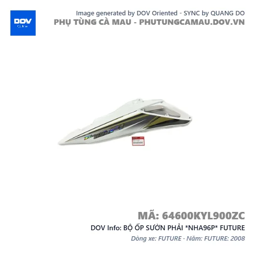 BỘ ỐP SƯỜN PHẢI *NHA96P* FUTURE — 64600KYL900ZC