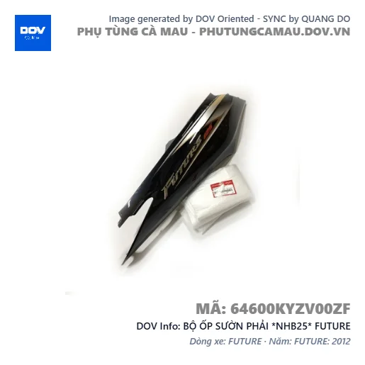 BỘ ỐP SƯỜN PHẢI *NHB25* FUTURE — 64600KYZV00ZF