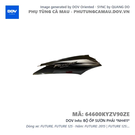 BỘ ỐP SƯỜN PHẢI *NH411*  — 64600KYZV90ZE