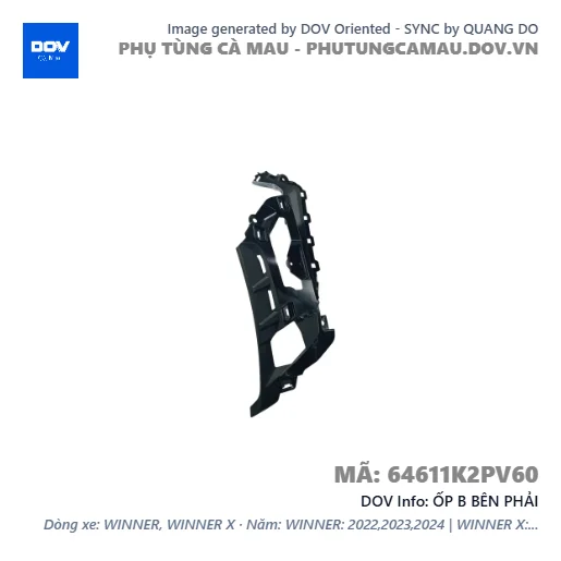 ỐP B BÊN PHẢI — 64611K2PV60