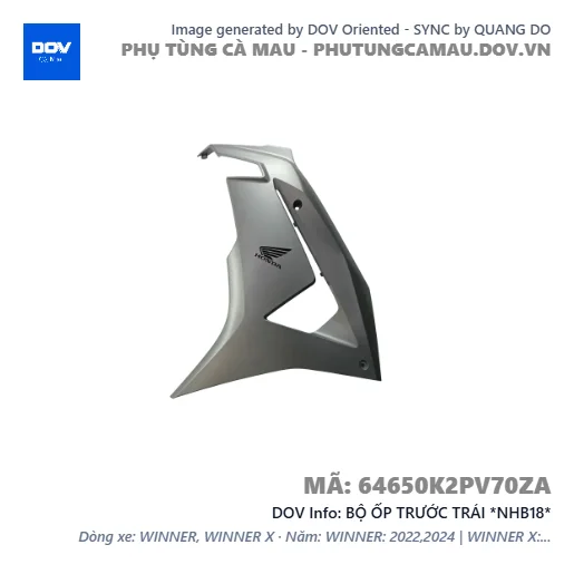 BỘ ỐP TRƯỚC TRÁI *NHB18*  — 64650K2PV70ZA