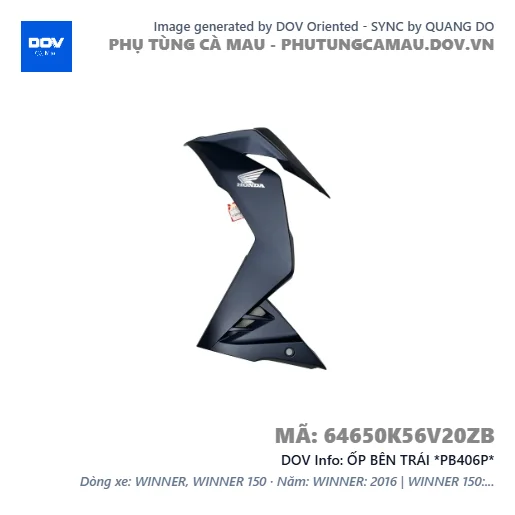 ỐP BÊN TRÁI *PB406P*  — 64650K56V20ZB