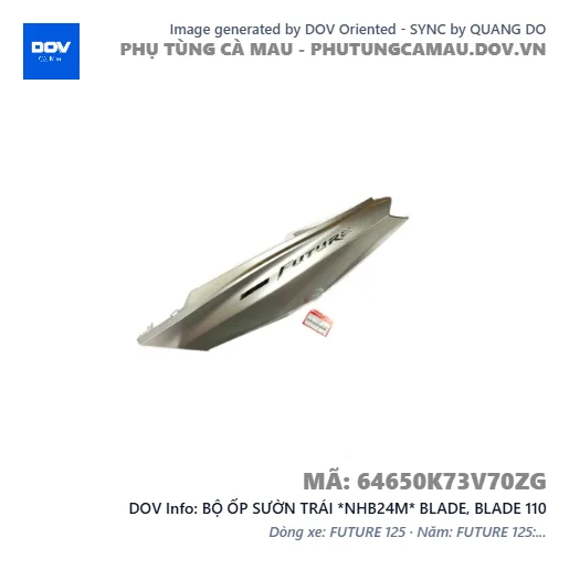 BỘ ỐP SƯỜN TRÁI *NHB24M* BLADE, BLADE 110 — 64650K73V70ZG