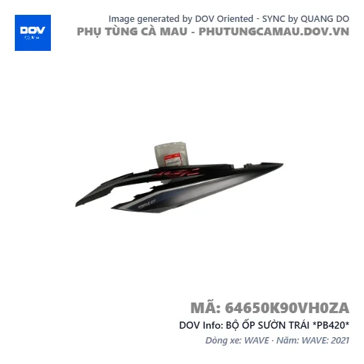 BỘ ỐP SƯỜN TRÁI *PB420*  — 64650K90VH0ZA