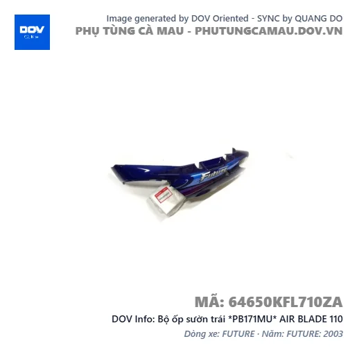 Bộ ốp sườn trái *PB171MU* AIR BLADE 110 — 64650KFL710ZA