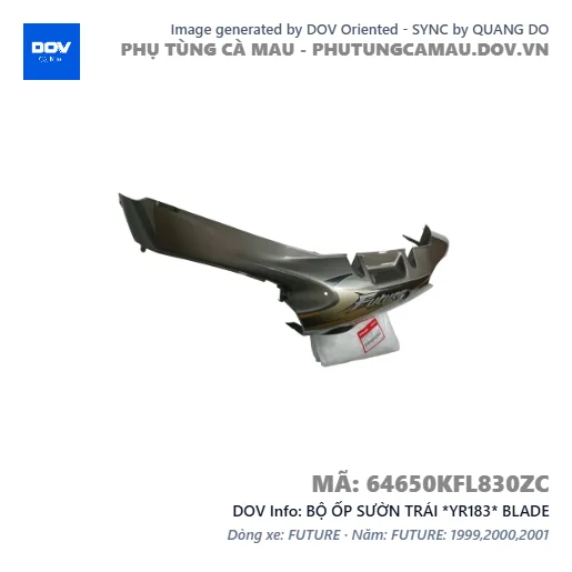 BỘ ỐP SƯỜN TRÁI *YR183* BLADE — 64650KFL830ZC