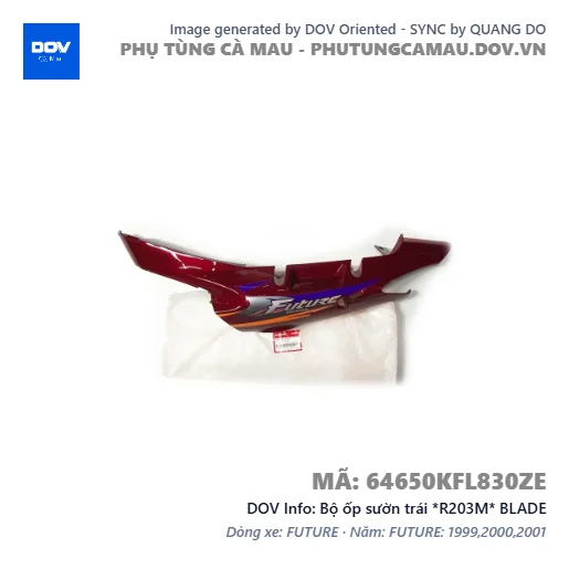Bộ ốp sườn trái *R203M* BLADE — 64650KFL830ZE
