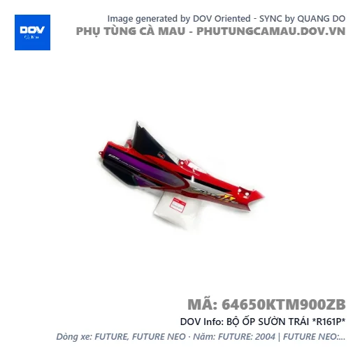 BỘ ỐP SƯỜN TRÁI *R161P*  — 64650KTM900ZB