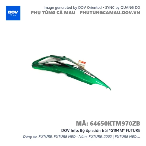 Bộ ốp sườn trái *G194M* FUTURE — 64650KTM970ZB