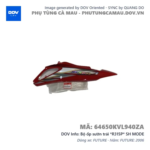 Bộ ốp sườn trái *R315P* SH MODE — 64650KVL940ZA