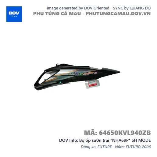 Bộ ốp sườn trái *NHA69P* SH MODE — 64650KVL940ZB