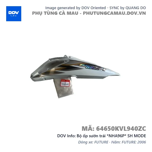 Bộ ốp sườn trái *NHA96P* SH MODE — 64650KVL940ZC