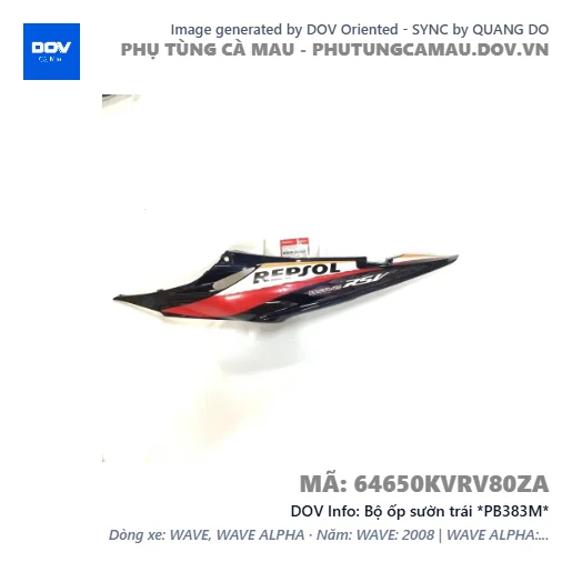 Bộ ốp sườn trái *PB383M*  — 64650KVRV80ZA