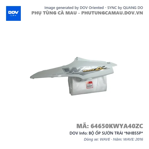 BỘ ỐP SƯỜN TRÁI *NHB55P*  — 64650KWYA40ZC