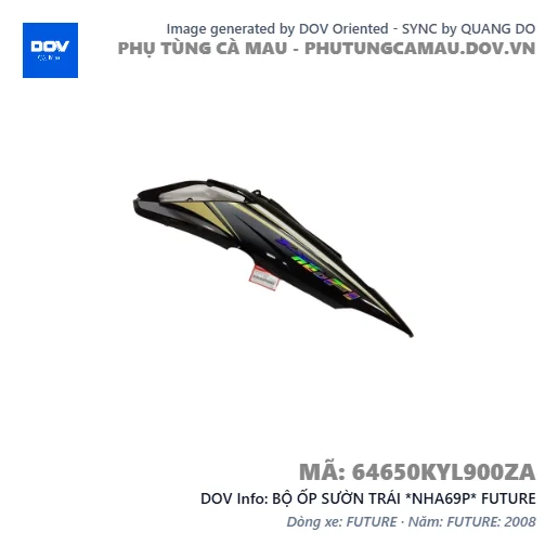 BỘ ỐP SƯỜN TRÁI *NHA69P* FUTURE — 64650KYL900ZA