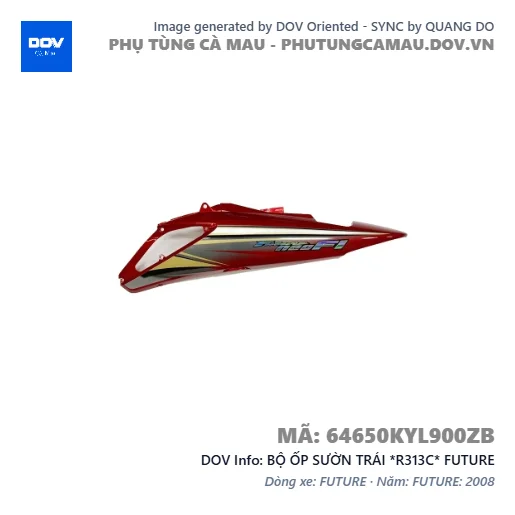 BỘ ỐP SƯỜN TRÁI *R313C* FUTURE — 64650KYL900ZB