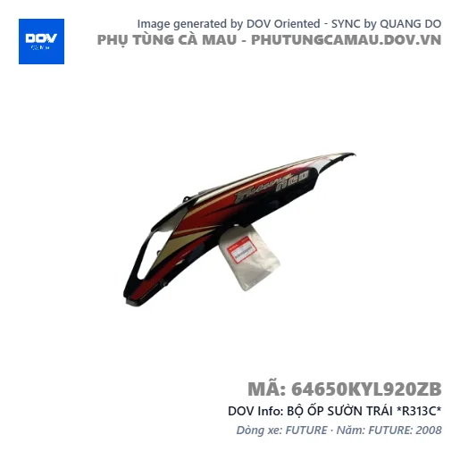 BỘ ỐP SƯỜN TRÁI *R313C*  — 64650KYL920ZB