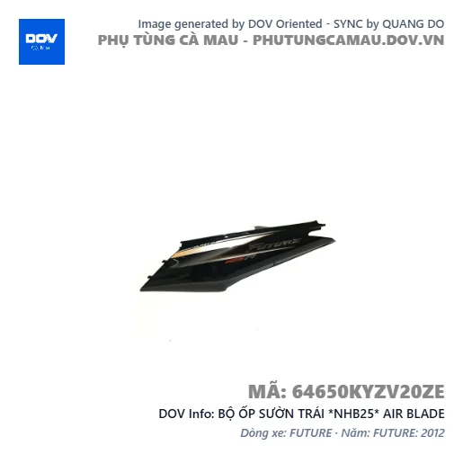 BỘ ỐP SƯỜN TRÁI *NHB25* AIR BLADE — 64650KYZV20ZE